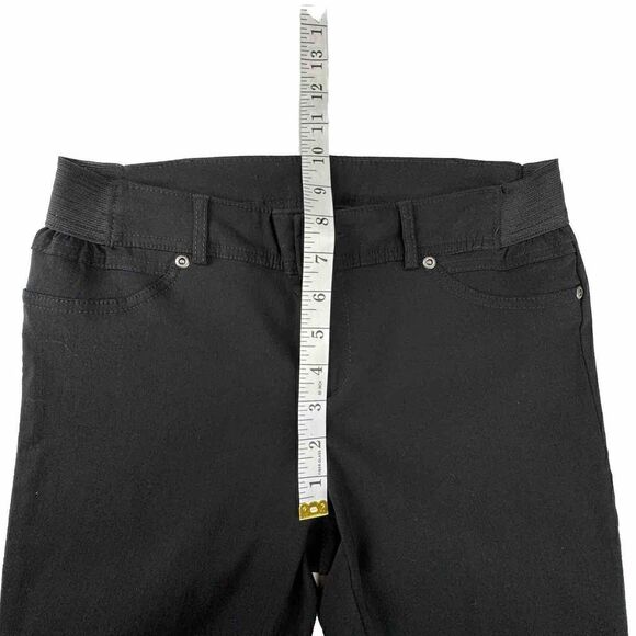 AB Studio Black Slim Leg Stretchy Dress Pants Size 2 - Picture 7 of 10